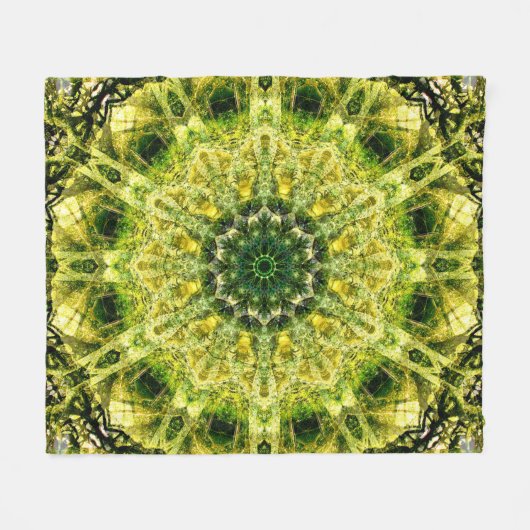 Forest Temple Custom Fleece Blanket, medium Deken (Voorkant (Horizontaal))
