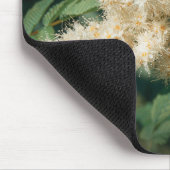 Forest theme with blooming flower and butterflies muismat (Hoek)