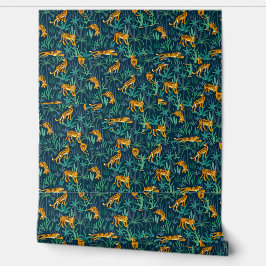 FOREST TIGER AVONTUUR SCHIL EN STICK BEHANG