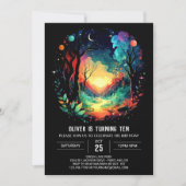 Forest Timberland Grove Verjaardag Kaart (Voorkant)