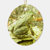 Forest Toad Keramisch Ornament (Links)