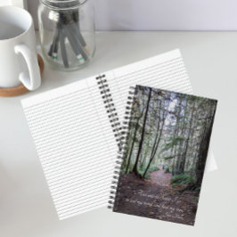 Forest Trail Foto van John Muir Quote Notitieboek