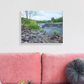 Forest Trail Through Jay Cooke Park Canvas Afdruk (Insitu (Woonkamer))