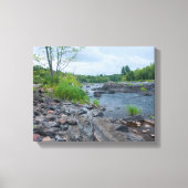 Forest Trail Through Jay Cooke Park Canvas Afdruk (Voorkant)