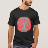  Forest Tree Design T-shirt (Voorkant)