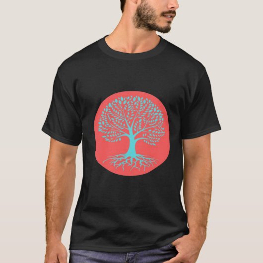 Forest Tree Design T-shirt (Voorkant)