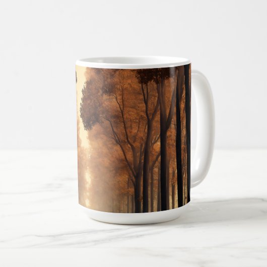 Forest Tree Nature Mug Koffiemok (Voorkant rechts)
