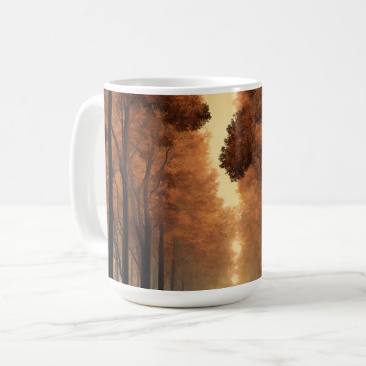 Forest Tree Nature Mug Koffiemok (Voorkant links)