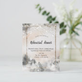 Forest Tree Woodland repetitie diner Kaart (Staand voorkant)