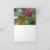 Forest/Trees Collage Bedankkaart (Binnen)