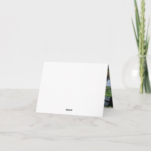 Forest/Trees Collage Bedankkaart (Achterkant)