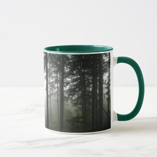 Forest Trees & Ferns Natuur Lover's Drink Mok (Rechts)