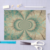 Forest Trees Green Brown Winter Woodland Tissuepapier (Craft)