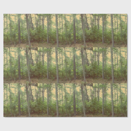 Forest Trees-inpakpapier Cadeaupapier (Vlak)