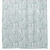 Forest Trees Pattern Douchegordijn (Voorkant)