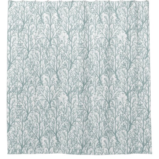 Forest Trees Pattern Douchegordijn (Voorkant)