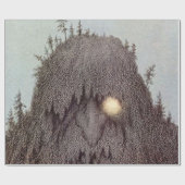 "Forest Troll - Skogtroll" van Theodor Kittelsen Cadeaupapier (Vlak)