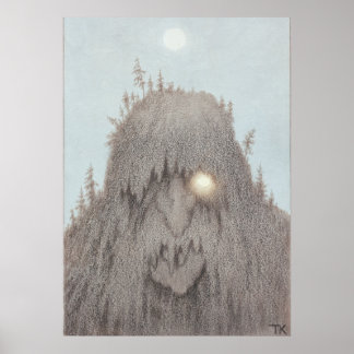 Forest Troll Theodor Kittelsen Poster