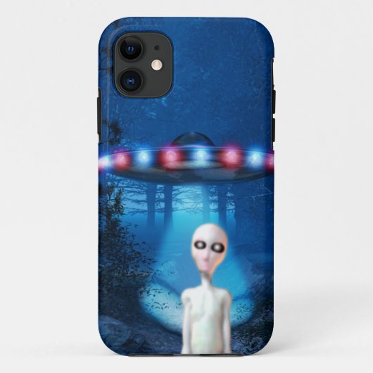 Forest UFO Close Encounter Case-Mate iPhone Case (Achterkant)