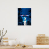 Forest UFO Close Encounter Poster (Keuken)