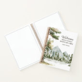 Forest Vacation Rental House Guest Book Notitieboek (Binnen)