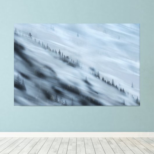 Forest Valley Canvas Afdruk (Insitu (Houten vloer))