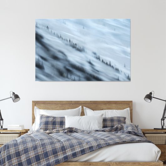 Forest Valley Canvas Afdruk (Insitu (Slaapkamer))