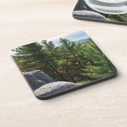 Forest Valley Overlook at Castle Mound Bier Onderzetter (Linkerzijde)