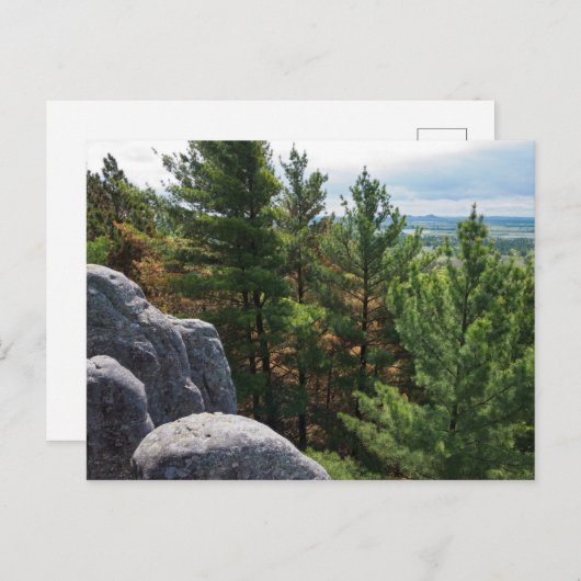 Forest Valley Overlook at Castle Mound Briefkaart (Voorkant / Achterkant)