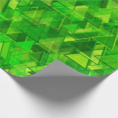 "Forest" van het groene driehoekspatroon Cadeaupapier (Hoek)