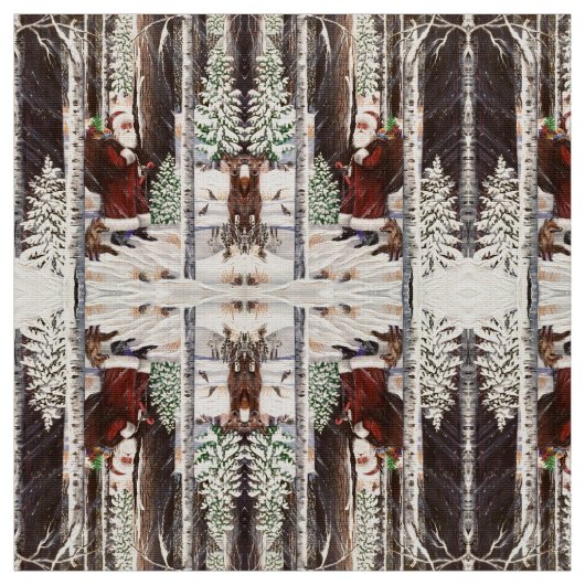 Forest Visitor 2 Fabric Stof (Swatch)