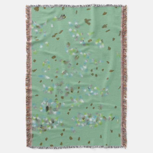 Forest Vods Throw Blanket Deken (Voorkant Verticaal)