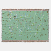 Forest Vods Throw Blanket Deken (Voorkant)