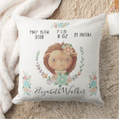 Forest Vrienden Leuke Egel Geboorte Stats Kwekerij Kussen (Deken)