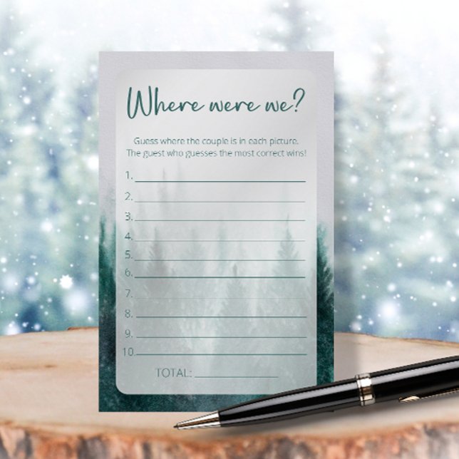 Forest Waar waren we vrijgezellenfeest spel (Creator heeft geüpload)