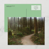 Forest Walk Briefkaart (Voorkant / Achterkant)
