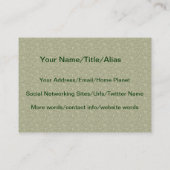 Forest Walk Visitekaartje (Achterkant)