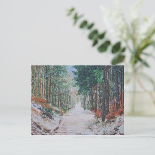 Forest walk, Yorkshire, Engeland. Briefkaart (Staand voorkant)