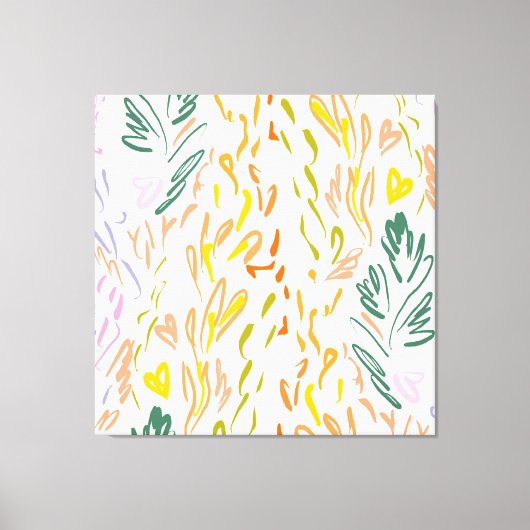 Forest Wallart Canvas Afdruk (Voorkant)
