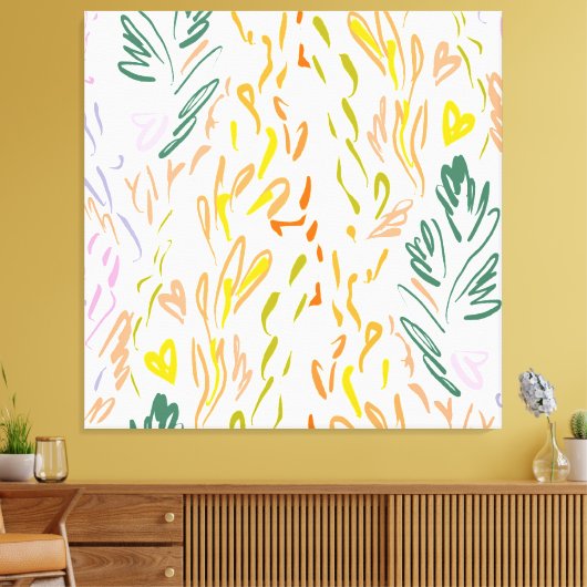 Forest Wallart Canvas Afdruk (Insitu (Woonkamer))