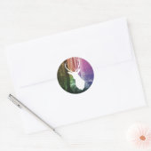 Forest Watcher Ronde Sticker (Envelop)