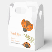 Forest Waterverf Little Ladybug Baby shower Bedankdoosjes (Geopend)