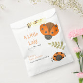 Forest Waterverf Little Ladybug Baby shower Bedankzakje (Gezegeld)
