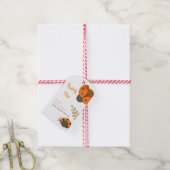 Forest Waterverf Little Ladybug Baby shower Cadeaulabel (Met Touw)