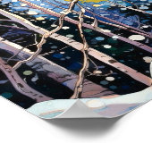 Forest Waterverf Painting Poster (Hoek)