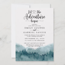 Forest Waterverf Wedding