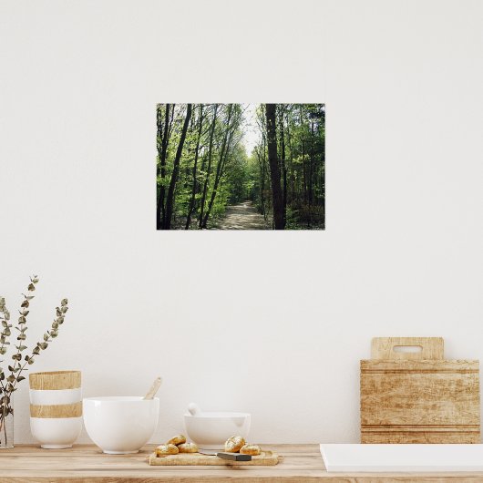 Forest Way Poster (Keuken)
