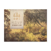 Forest Wedding RSVP
