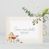 Forest Wedding Save the Date (Staand voorkant)