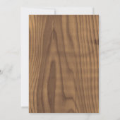 Forest Wedding Table Numbers Kaart (Achterkant)